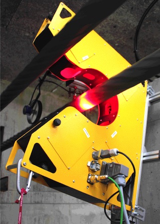Winspect inspection of a hauling rope
