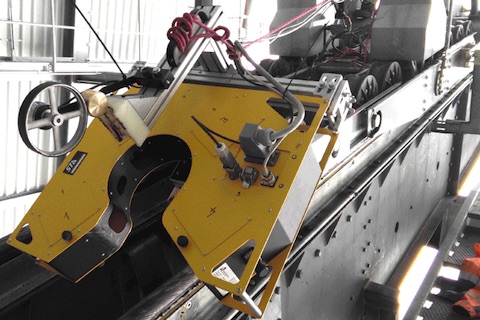 Winspect inspection of a carrying rope