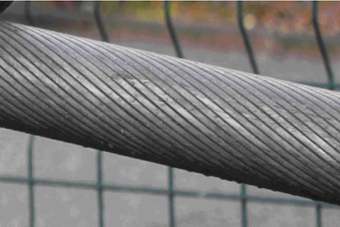 Fatigue pathology  - external rope layer